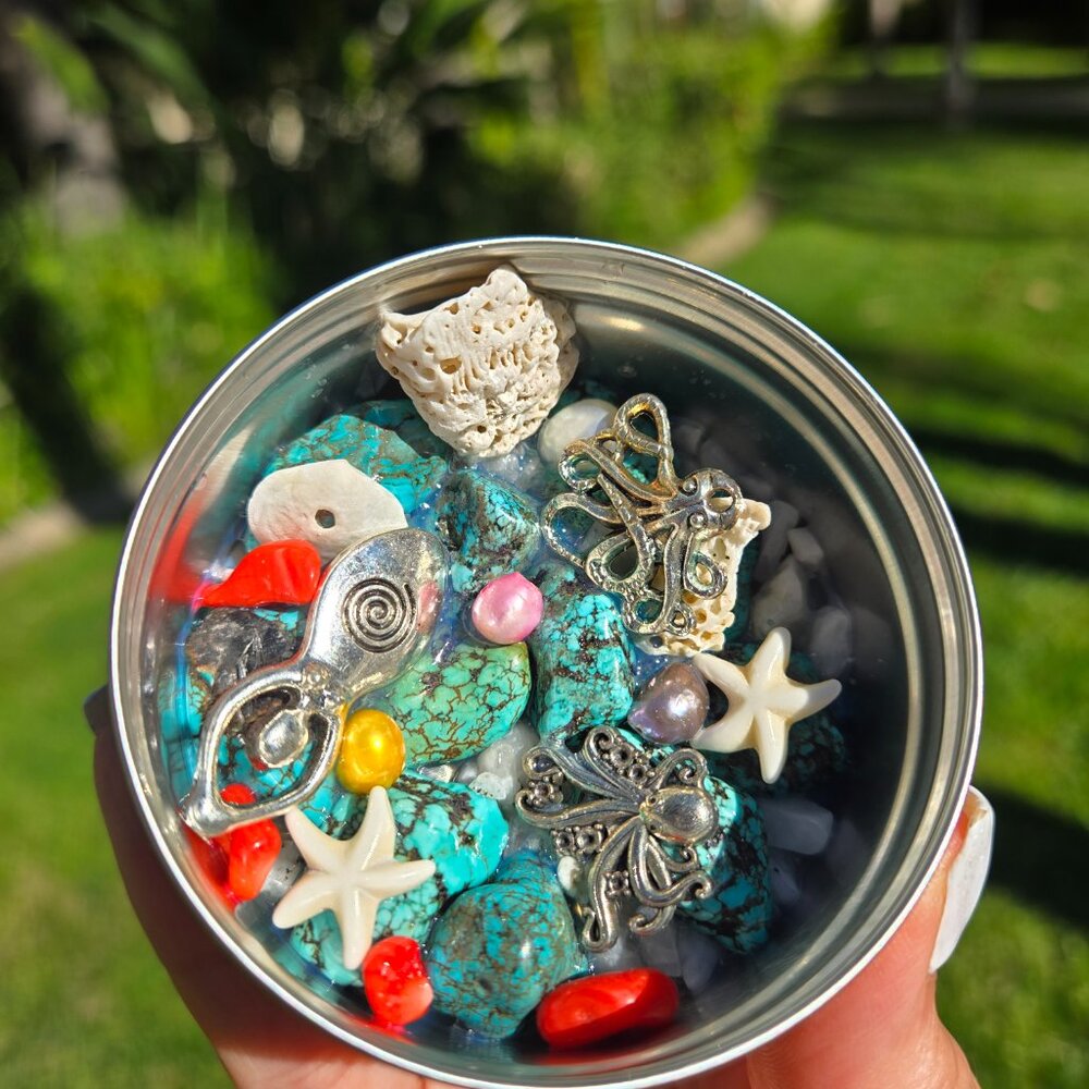 Ocean Goddess Crystal Charmed Magicks Tin Home Decor - Picture 7 of 7